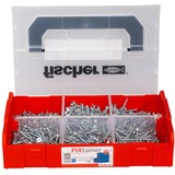 fischer FixTainer PowerFast II cabeza avellanada PZ, Juego de tornillos 