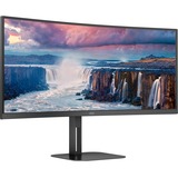 AOC V5 CU34V5C/BK pantalla para PC 86,4 cm (34") 3440 x 1440 Pixeles Wide Quad HD LED Negro, Monitor LED negro, 86,4 cm (34"), 3440 x 1440 Pixeles, Wide Quad HD, LED, 4 ms, Negro