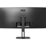 AOC V5 CU34V5C/BK pantalla para PC 86,4 cm (34") 3440 x 1440 Pixeles Wide Quad HD LED Negro, Monitor LED negro, 86,4 cm (34"), 3440 x 1440 Pixeles, Wide Quad HD, LED, 4 ms, Negro