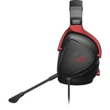 ASUS ROG Delta S Core Auriculares Alámbrico Diadema Juego Negro, Auriculares para gaming negro/Rojo, Alámbrico, Juego, 20 - 40000 Hz, 270 g, Auriculares, Negro