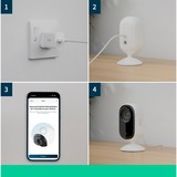 Arlo Essential cámara interior 2K, Cámara de vigilancia blanco/Negro