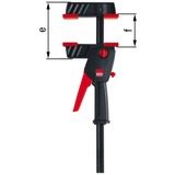 BESSEY Sargento de una mano DuoKlamp DUO30-8, Gato negro/Rojo