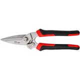 BESSEY Tijeras combinadas D52-2, con mango 2K negro/Rojo