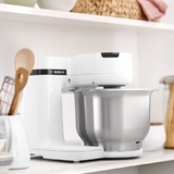 Bosch Serie 2 MUMS2EW00 robot de cocina 700 W 3,8 L Blanco blanco, 3,8 L, Blanco, Botones, 2,4 kg, 1,7 kg, 1,1 m