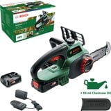 Bosch UniversalChain 18 Negro, Verde, Motosierra verde/Negro, 20 cm, 13,5 cm, 4,5 m/s, Negro, Verde, 0,08 L, Batería