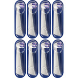 Braun Oral-B iO Blanco Radiante 8 unidades, Cabezal de cepillo blanco