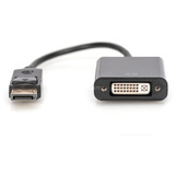 Digitus Adaptador / Convertidor DisplayPort - DVI negro