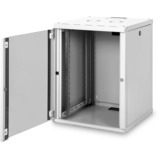 Digitus Carcasa de pared de la serie Unique - 600 x 600 mm (an. x pr.), Armario IT gris, Bastidor de pared, 16U, 100 kg, 36 kg, Gris