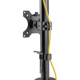 Digitus Soporte universal doble para monitor, Soporte de monitor negro