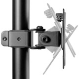 Digitus Soporte universal doble para monitor, Soporte de monitor negro