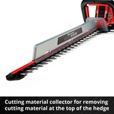 EINHELL GE-CH 18/60 Cuchilla doble 2400 W 2,9 kg, Cortasetos rojo/Negro, Batería, 2400 W, 18 V, 2,9 kg, 200 mm, 1080 mm