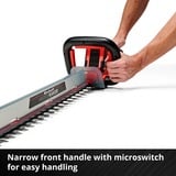 EINHELL GE-CH 18/60 Cuchilla doble 2400 W 2,9 kg, Cortasetos rojo/Negro, Batería, 2400 W, 18 V, 2,9 kg, 200 mm, 1080 mm