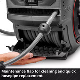 EINHELL Power X-Change carrete de manguera con batería GE-HR 18/30-1 WH Li-Solo, 18Volt, Soporte para manguera gris/Negro