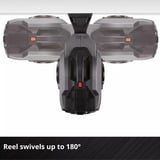 EINHELL Power X-Change carrete de manguera con batería GE-HR 18/30-1 WH Li-Solo, 18Volt, Soporte para manguera gris/Negro