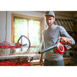 EINHELL Soplador a batería Power X-Change TE-CB 18/270 Li - Solo, 18 Voltios, Ventilador rojo/Negro