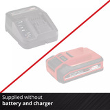 EINHELL Soplador a batería Power X-Change TE-CB 18/270 Li - Solo, 18 Voltios, Ventilador rojo/Negro