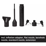 EINHELL Soplador a batería Power X-Change TE-CB 18/270 Li - Solo, 18 Voltios, Ventilador rojo/Negro