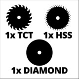 EINHELL TC-CS 89, Sierra circular rojo/Negro