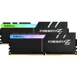 G.Skill DIMM 16 GB DDR4-3200 Kit, Memoria RAM negro, F4-3200C16D-16GTZR, Trident Z RGB