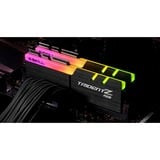 G.Skill DIMM 16 GB DDR4-3200 Kit, Memoria RAM negro, F4-3200C16D-16GTZR, Trident Z RGB