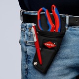 KNIPEX Riñonera multiusos, Funda negro/Rojo