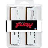 Kingston FURY FURY Beast 64GB 6000MT/s DDR5 CL30 DIMM (Kit of 2) White EXPO, Memoria RAM blanco, 64 GB, 2 x 32 GB, DDR5, 288-pin DIMM, Blanco