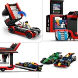 LEGO City Camión de F1® con Coches de F1® RB20 y AMR24, Juegos de construcción Juego de construcción, 8 año(s), Plástico, 1086 pieza(s), 1,76 kg
