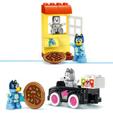 LEGO DUPLO Bluey Hermanas de pizza con Muffin y Bluey, Juegos de construcción 