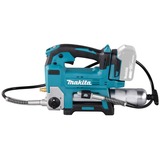 Makita Engrasadora a batería DGP180Z, 18 voltios, incl. cilindro A, Pistola de cartuchos azul/Negro