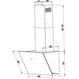 Respekta CH 24090 SAM, Campana extractora negro