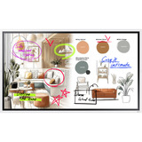 Samsung FLIP WM65FX, Pantalla de gran formato blanco/Gris