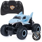 Spin Master MONSTER JAM - COCHE TELEDIRIGIDO MEGALODÓN - Coche RC Monster Truck Megalodon a Escala 1:24 - 2.4GHZ hasta 76m - 6044952 - Juguetes Niños 4 Años +, Radiocontrol celeste, Monster Jam - COCHE TELEDIRIGIDO MEGALODÓN - Coche RC Monster Truck Megalodon a Escala 1:24 - 2.4GHZ hasta 76m - 6044952 - Juguetes Niños 4 Años +, Monster truck, 1:24, 4 año(s)