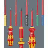 Wera Kraftform Kompakt VDE 16 extra slim 1 Tool Finder, 16 piezas, Destornillador rojo/Amarillo