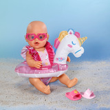 ZAPF Creation BABY born Swim Set Unicorn 43cm, Accesorios para muñecas BABY born Swim Set Unicorn 43cm, Ropa de baño de muñeca, 3 año(s)