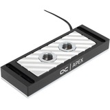 Alphacool Apex RAM X4 Water Cooler Silver, Refrigeración por agua negro/Plateado