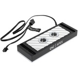 Alphacool Apex RAM X4 Water Cooler Silver, Refrigeración por agua negro/Plateado