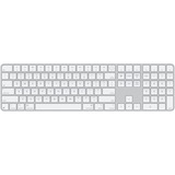 Apple Magic Keyboard con Touch ID y teclado numérico plateado/blanco