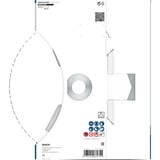 Bosch Disco de corte de diamante PRO Multi Material, Ø 230mm, Hoja 