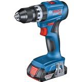 Bosch Set combinado Taladro atornillador percutor inalámbrico GSB 18V-45 + Martillo perforador inalámbrico GBH 18V-22 azul