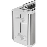 Braun HT 1610 8 1030 W Acero inoxidable, Blanco, Tostadora acero fino/blanco, Acero inoxidable, Blanco, Plástico, Acero inoxidable, Botones, Giratorio, 1030 W, 25 cm