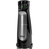 Braun MQ 7000X 0,6 L Batidora de inmersión 1000 W Negro, Acero satinado, Batidora de mano negro/Acero fino, Batidora de inmersión, 0,6 L, 1,2 m, 1000 W, Negro, Acero satinado