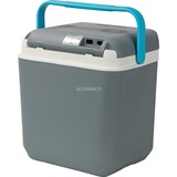 Campingaz Powerbox Plus 12/230V 24L, Nevera gris claro/blanco
