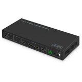 Digitus Controlador de videowall HDMI 4K, 4 pantallas, Splitter HDMI negro