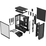 Fractal Design Meshify 3 RGB TG Light Tint, Cajas de torre negro