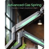 ICY BOX IB-MS524-T 81,3 cm (32") Escritorio Gris, Plata, Soporte de monitor gris, Pinza/Atornillado, 18 kg, 43,2 cm (17"), 81,3 cm (32"), 100 x 100 mm, Gris, Plata