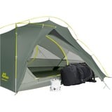 Jack Wolfskin Tienda de cúpula STRATOS LITE III, Tienda de campaña verde
