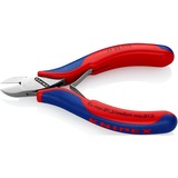 KNIPEX 77 22 115 alicate Alicates de corte diagonal Alicates de corte diagonal, Acero, De plástico, Azul/Rojo, 11,5 cm, 80 g