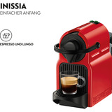 Krups Nespresso XN1005K cafetera eléctrica Semi-automática Máquina espresso 0,7 L, Cafetera de cápsulas rojo, Máquina espresso, 0,7 L, Cápsula de café, 1260 W, Rojo
