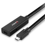 Lindy 43364 cable USB USB 3.2 Gen 2 (3.1 Gen 2) 5 m USB C Negro, Cable alargador negro, 5 m, USB C, USB C, USB 3.2 Gen 2 (3.1 Gen 2), 10 Gbit/s, Negro