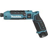 Makita Atornillador de impacto inalámbrico TD023DSE, 7,2 Voltios, Tornillo de percusión azul/Negro